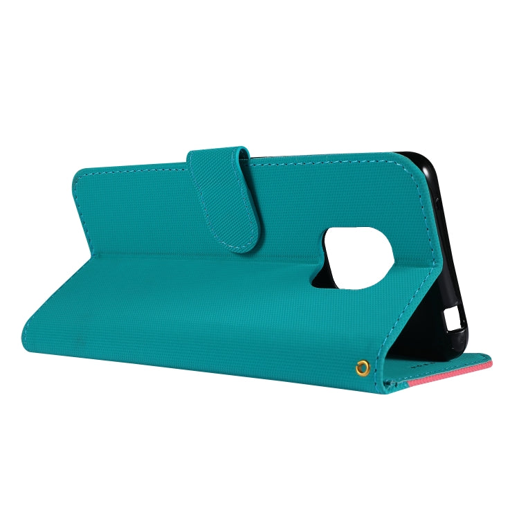 Fabric Stitching Embroidery Horizontal Flip Leather Case With Holder & Card Slots & Wallet for Huawei Mate 20 Pro