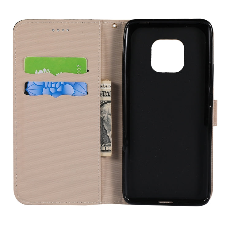 Fabric Stitching Embroidery Horizontal Flip Leather Case With Holder & Card Slots & Wallet for Huawei Mate 20 Pro