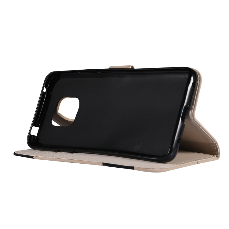 Fabric Stitching Embroidery Horizontal Flip Leather Case With Holder & Card Slots & Wallet for Huawei Mate 20 Pro