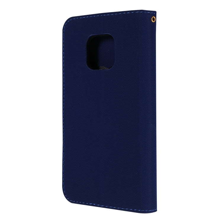 Fabric Stitching Embroidery Horizontal Flip Leather Case With Holder & Card Slots & Wallet for Huawei Mate 20 Pro