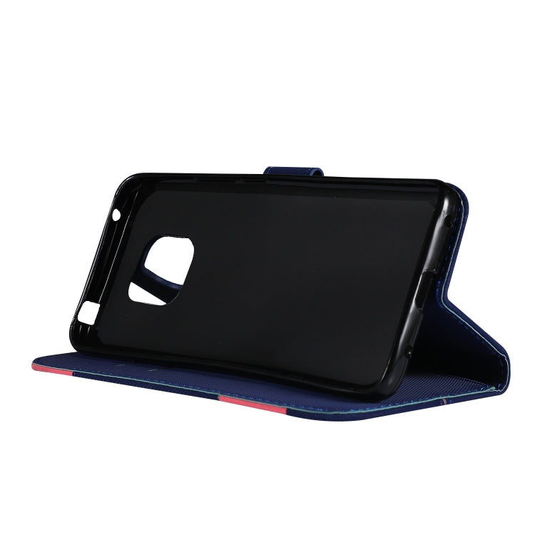 Fabric Stitching Embroidery Horizontal Flip Leather Case With Holder & Card Slots & Wallet for Huawei Mate 20 Pro
