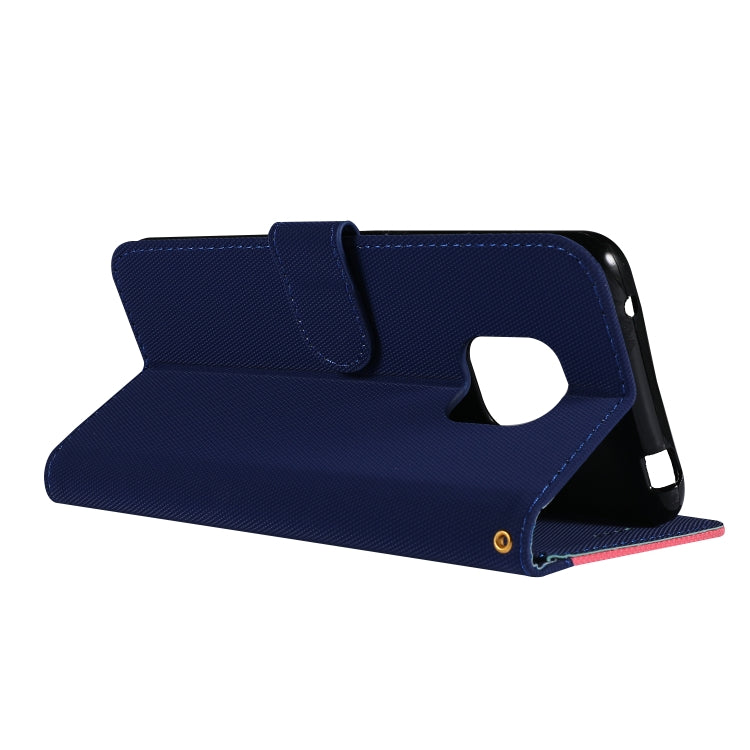 Fabric Stitching Embroidery Horizontal Flip Leather Case With Holder & Card Slots & Wallet for Huawei Mate 20 Pro
