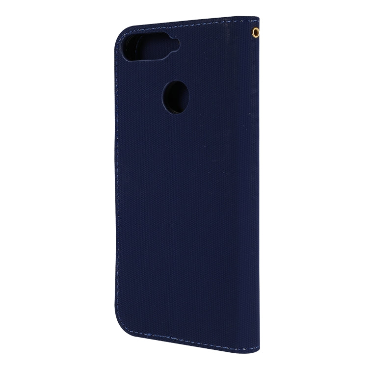 Fabric Stitching Embroidery Horizontal Flip Leather Case With Holder & Card Slots & Wallet for Huawei Honor 7A