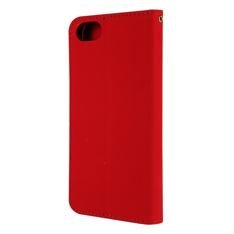 Fabric Stitching Embroidery Horizontal Flip Leather Case With Holder & Card Slots & Wallet for Huawei Honor 7S / Y5 2018