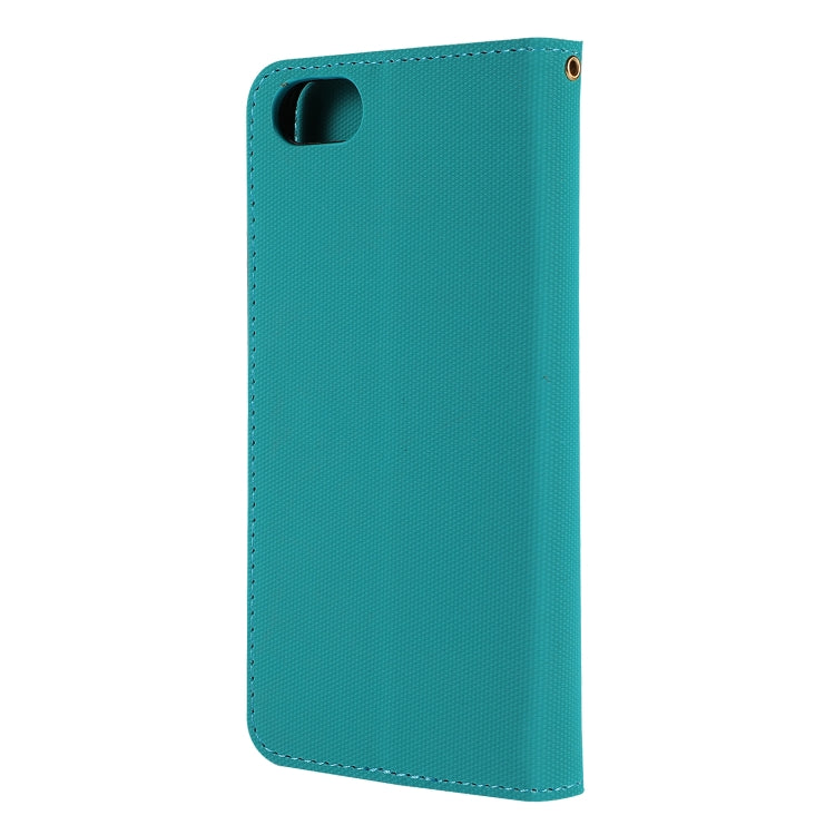 Fabric Stitching Embroidery Horizontal Flip Leather Case With Holder & Card Slots & Wallet for Huawei Honor 7S / Y5 2018