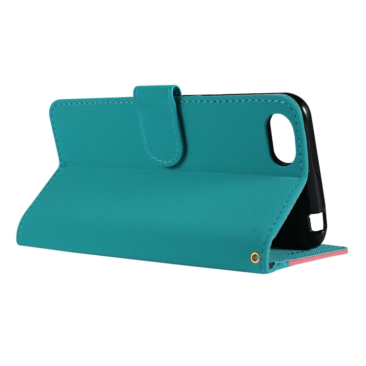Fabric Stitching Embroidery Horizontal Flip Leather Case With Holder & Card Slots & Wallet for Huawei Honor 7S / Y5 2018