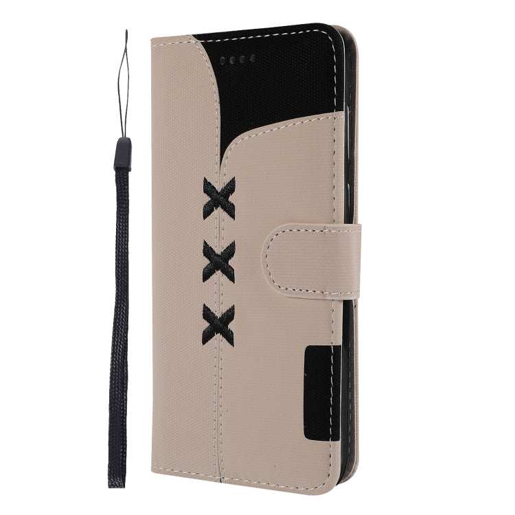 Fabric Stitching Embroidery Horizontal Flip Leather Case With Holder & Card Slots & Wallet for Huawei Honor 7S / Y5 2018