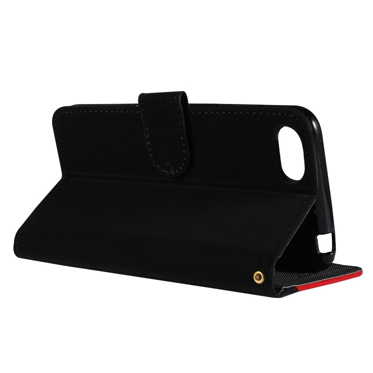 Fabric Stitching Embroidery Horizontal Flip Leather Case With Holder & Card Slots & Wallet for Huawei Honor 7S / Y5 2018