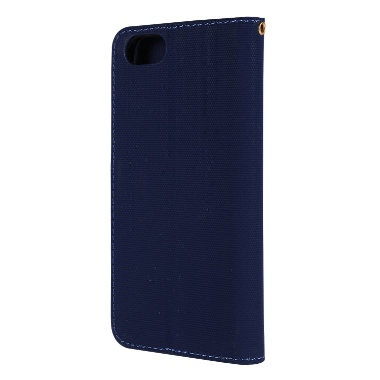 Fabric Stitching Embroidery Horizontal Flip Leather Case With Holder & Card Slots & Wallet for Huawei Honor 7S / Y5 2018