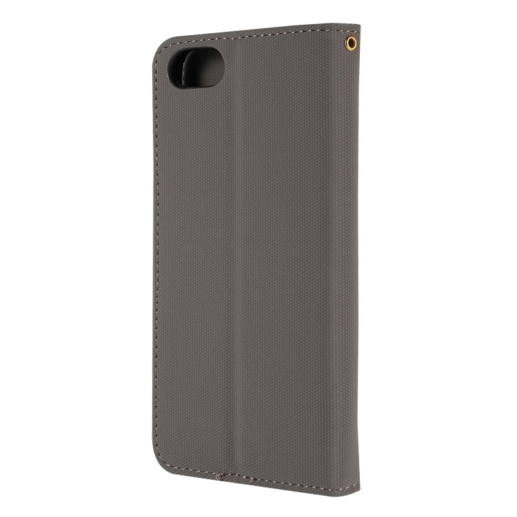 Fabric Stitching Embroidery Horizontal Flip Leather Case With Holder & Card Slots & Wallet for Huawei Honor 7S / Y5 2018