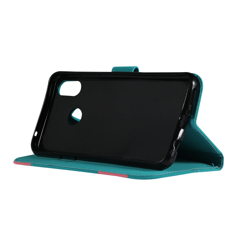 Fabric Stitching Embroidery Horizontal Flip Leather Case With Holder & Card Slots & Wallet for Huawei Nova 3i