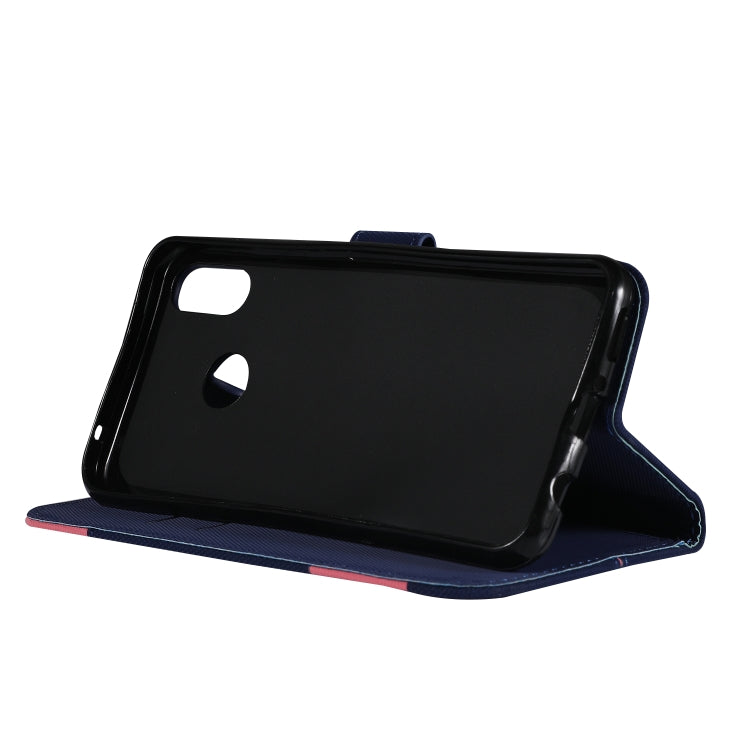 Fabric Stitching Embroidery Horizontal Flip Leather Case With Holder & Card Slots & Wallet for Huawei Nova 3i