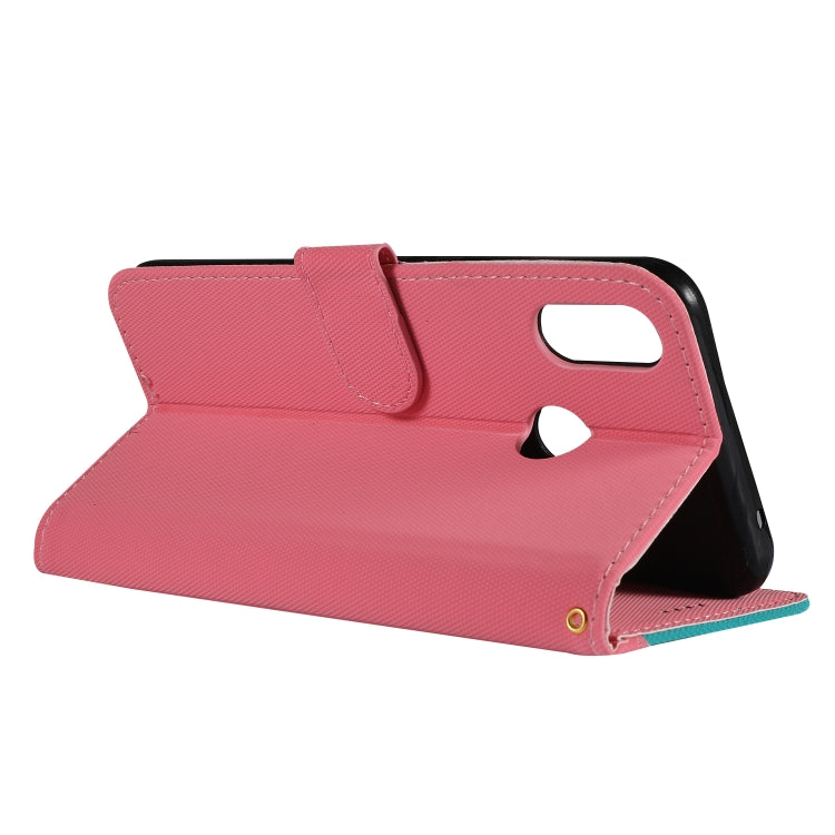 Fabric Stitching Embroidery Horizontal Flip Leather Case With Holder & Card Slots & Wallet for Huawei Nova 3i