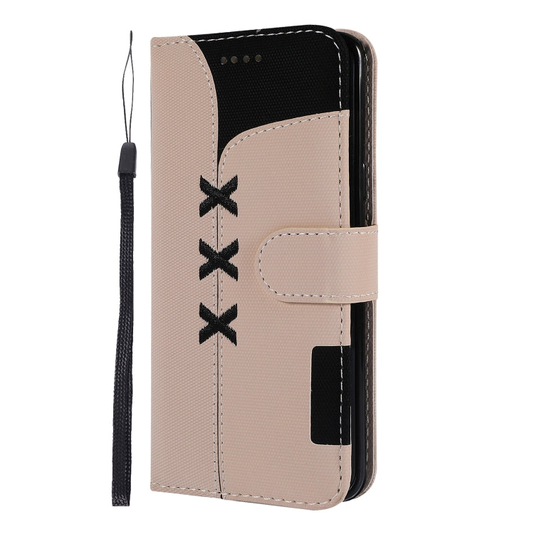 Fabric Stitching Embroidery Horizontal Flip Leather Case With Holder & Card Slots & Wallet for Galaxy S9