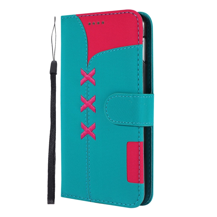 Fabric Stitching Embroidery Horizontal Flip Leather Case With Holder & Card Slots & Wallet for Galaxy S10e