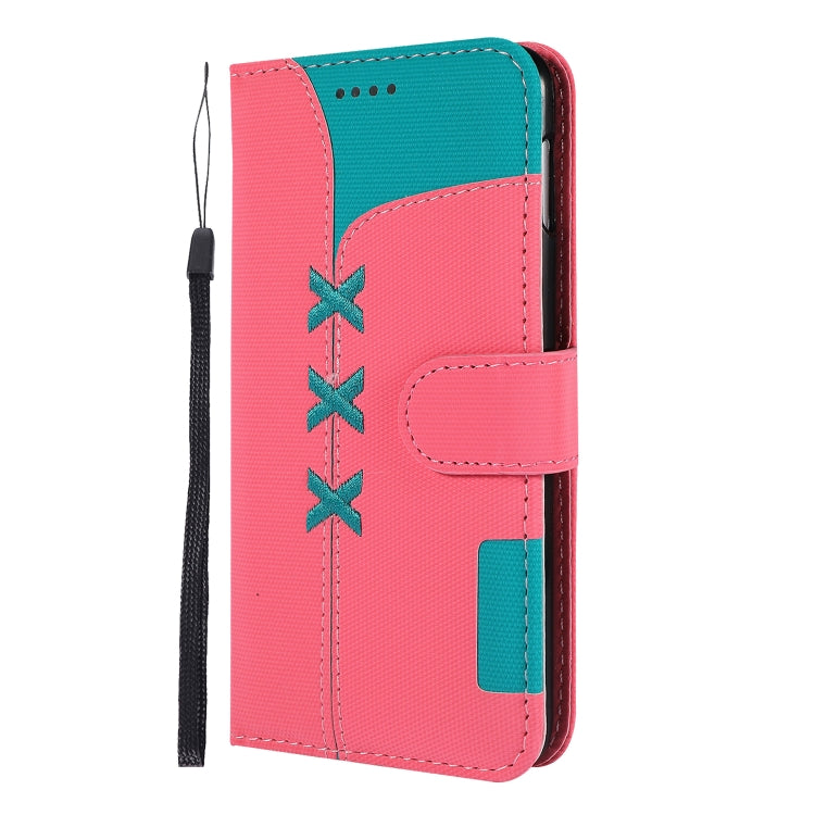 Fabric Stitching Embroidery Horizontal Flip Leather Case With Holder & Card Slots & Wallet for Galaxy S10e