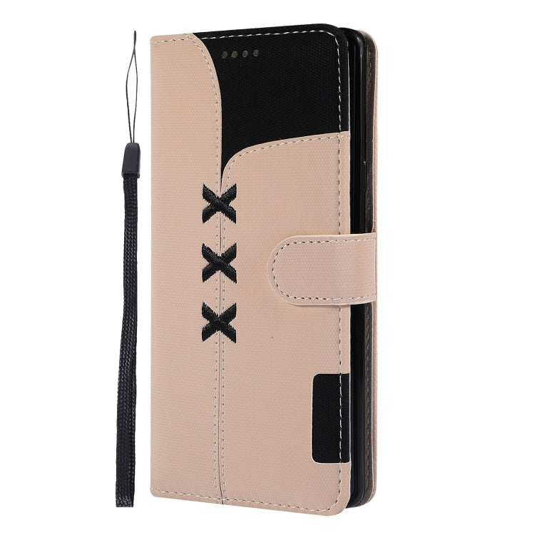 Fabric Stitching Embroidery Horizontal Flip Leather Case With Holder & Card Slots & Wallet for Galaxy Note 9