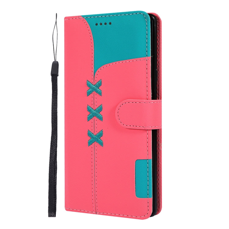 Fabric Stitching Embroidery Horizontal Flip Leather Case With Holder & Card Slots & Wallet for Galaxy Note 9