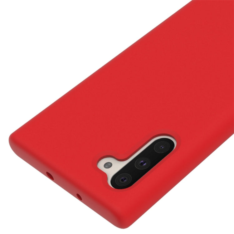 Solid Color Liquid Silicone Dropproof Full Coverage Protective Case for Galaxy Note 10