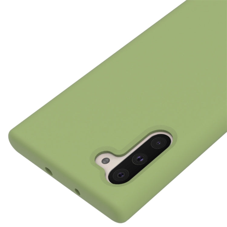 Solid Color Liquid Silicone Dropproof Full Coverage Protective Case for Galaxy Note 10