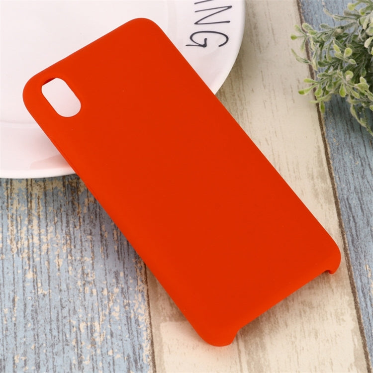 Solid Color Liquid Silicone Dropproof Protective Case for Xiaomi Redmi 7A