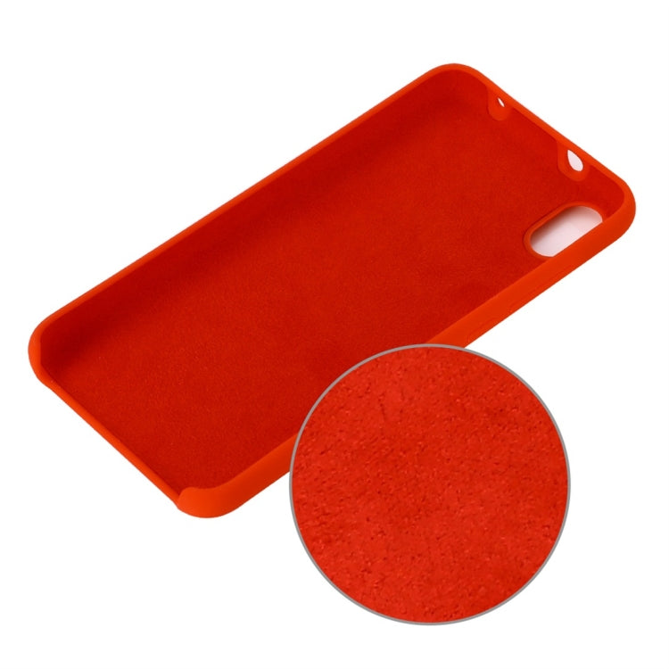 Solid Color Liquid Silicone Dropproof Protective Case for Xiaomi Redmi 7A