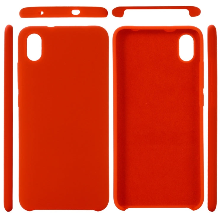 Solid Color Liquid Silicone Dropproof Protective Case for Xiaomi Redmi 7A