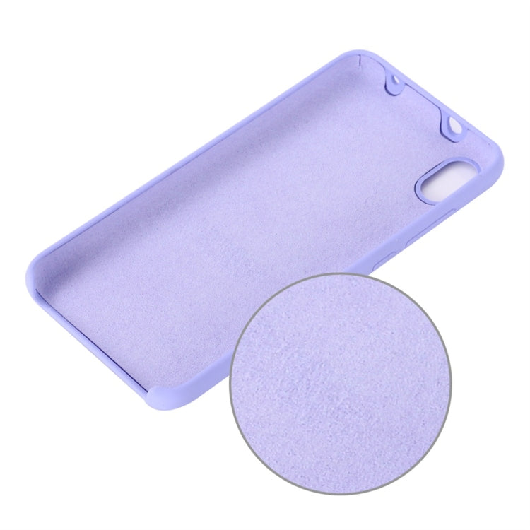 Solid Color Liquid Silicone Dropproof Protective Case for Xiaomi Redmi 7A