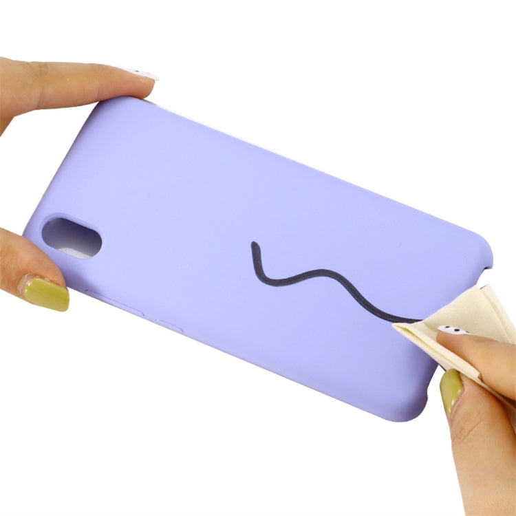 Solid Color Liquid Silicone Dropproof Protective Case for Xiaomi Redmi 7A