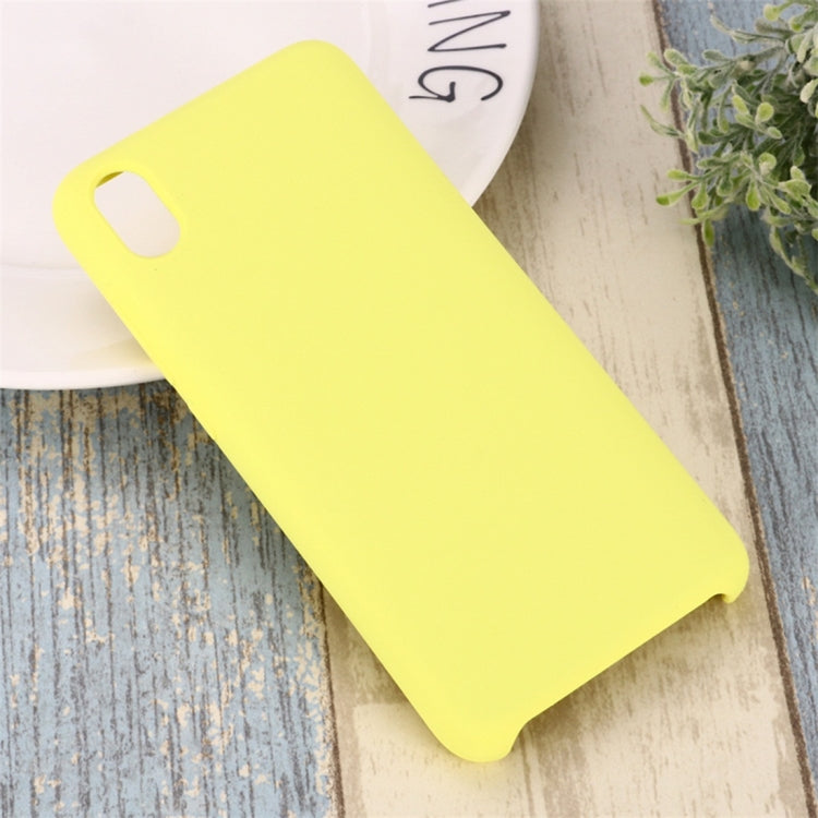 Solid Color Liquid Silicone Dropproof Protective Case for Xiaomi Redmi 7A