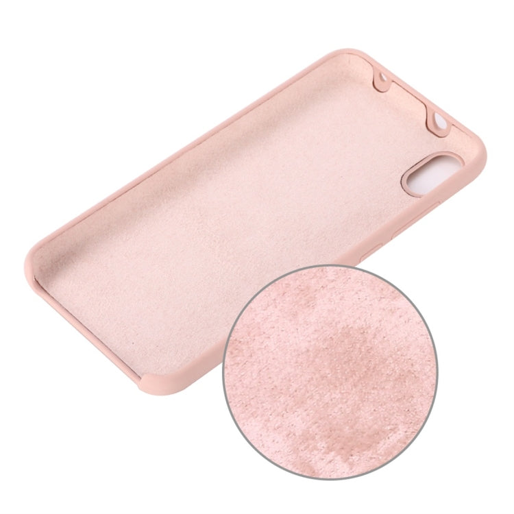 Solid Color Liquid Silicone Dropproof Protective Case for Xiaomi Redmi 7A