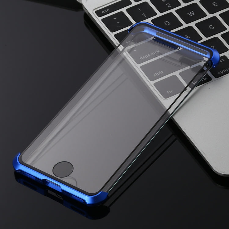 Ultra-Thin Angular Frame Magnetic Absorption Double-Sided Tempered Glass Shell for iPhone 8
