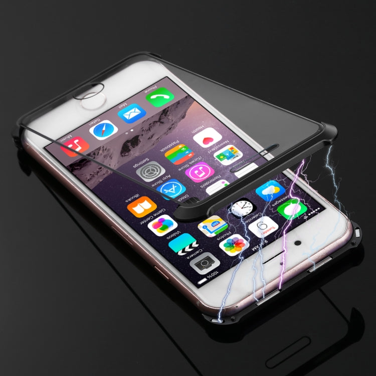 Ultra-Thin Angular Frame Magnetic Absorption Double-Sided Tempered Glass Shell for iPhone 8