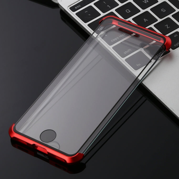 Ultra-Thin Angular Frame Magnetic Absorption Double-Sided Tempered Glass Shell for iPhone 8