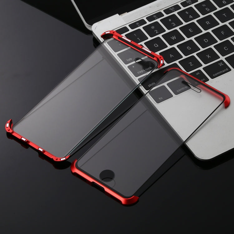 Ultra-Thin Angular Frame Magnetic Absorption Double-Sided Tempered Glass Shell for iPhone 8