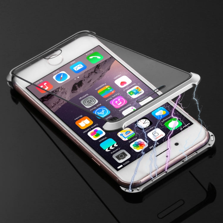 Ultra-Thin Angular Frame Magnetic Absorption Double-Sided Tempered Glass Shell for iPhone 8