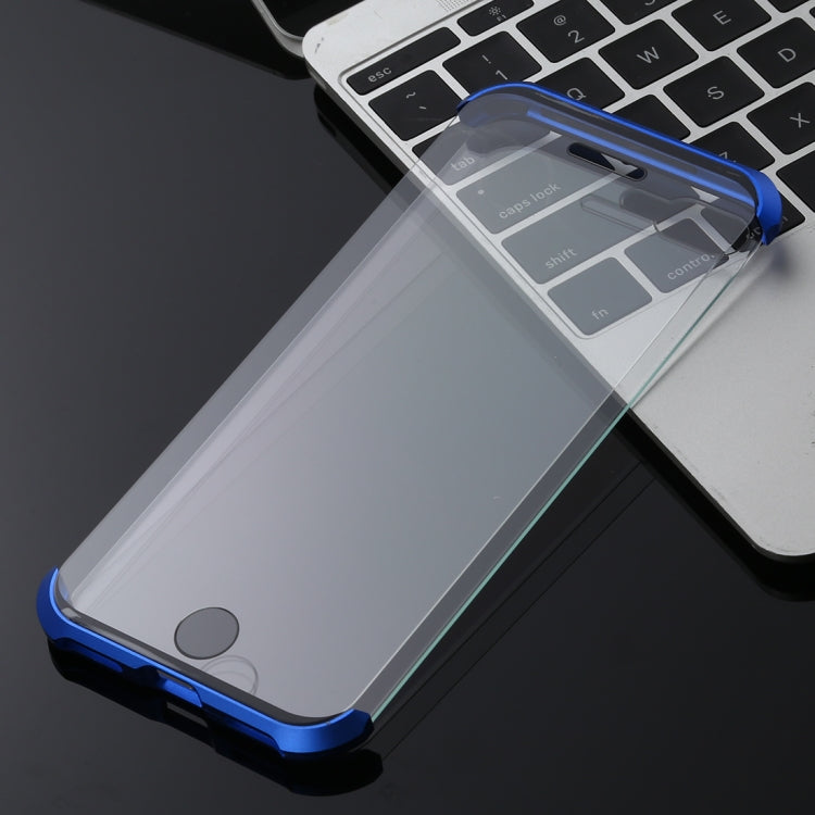 Ultra-Thin Angular Frame Magnetic Absorption Double-Sided Tempered Glass Shell for iPhone 8 Plus