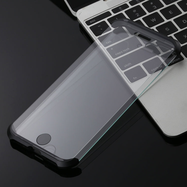 Ultra-Thin Angular Frame Magnetic Absorption Double-Sided Tempered Glass Shell for iPhone 8 Plus