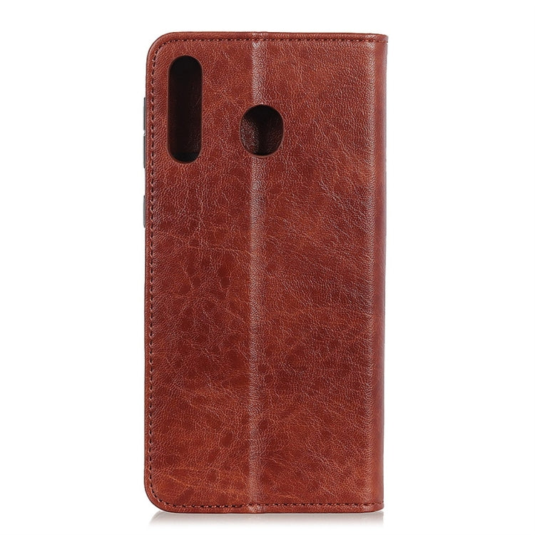 Magnetic Retro Crazy Horse Texture Horizontal Flip Leather Case with Holder & Card Slots & Wallet for LG W30