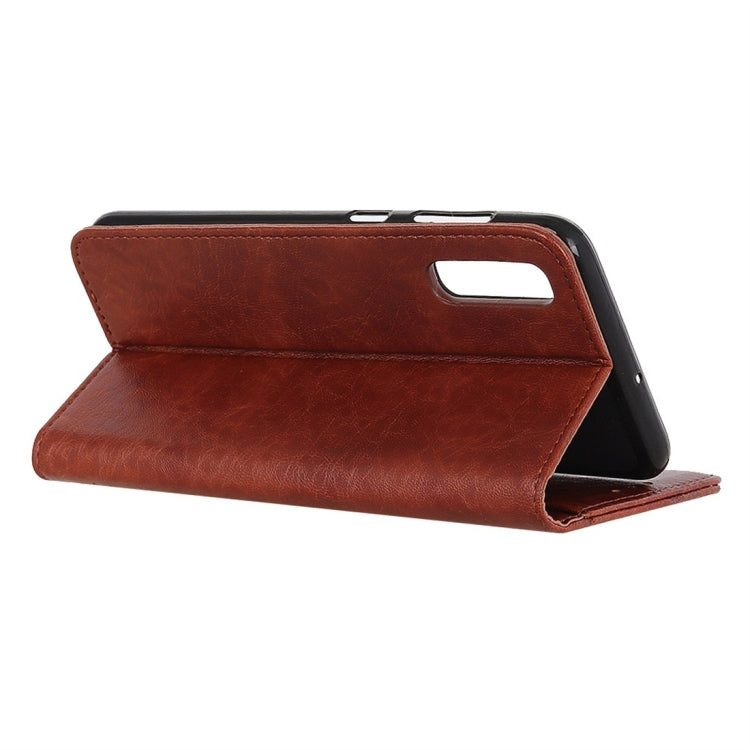 Magnetic Retro Crazy Horse Texture Horizontal Flip Leather Case with Holder & Card Slots & Wallet for ZTE Axon 10 Pro