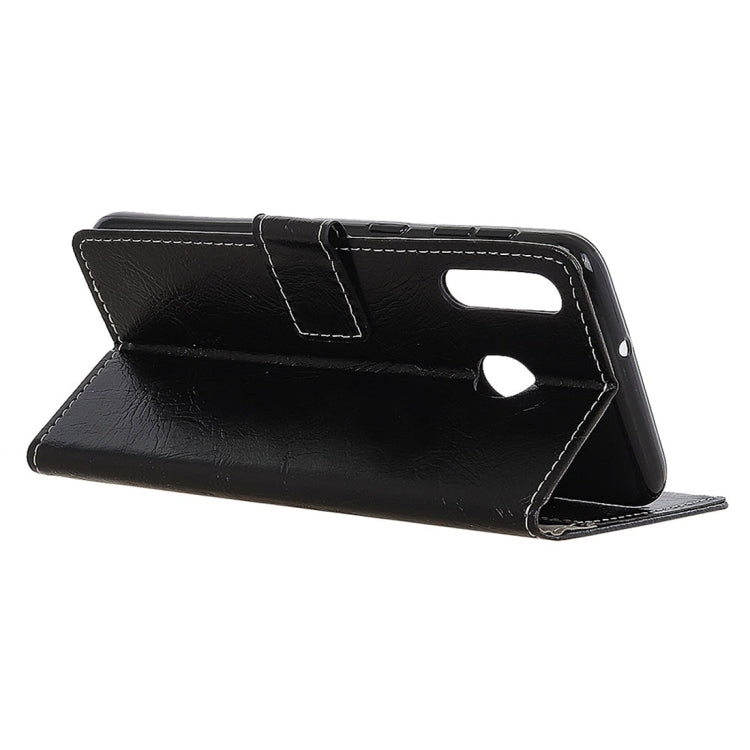 Retro Crazy Horse Texture Horizontal Flip Leather Case with Holder & Card Slots & Wallet & Photo Frame for LG W30