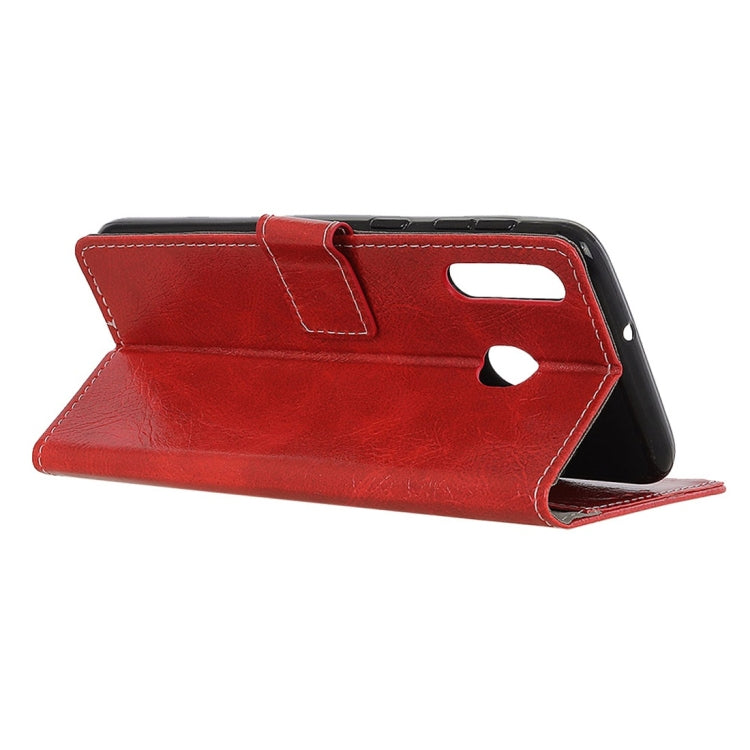 Retro Crazy Horse Texture Horizontal Flip Leather Case with Holder & Card Slots & Wallet & Photo Frame for LG W30