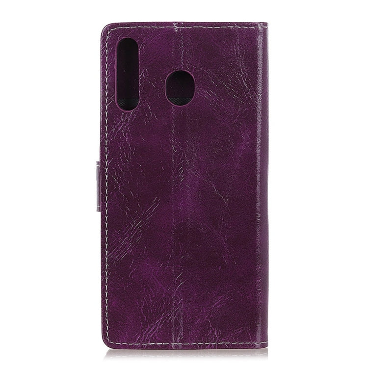 Retro Crazy Horse Texture Horizontal Flip Leather Case with Holder & Card Slots & Wallet & Photo Frame for LG W30
