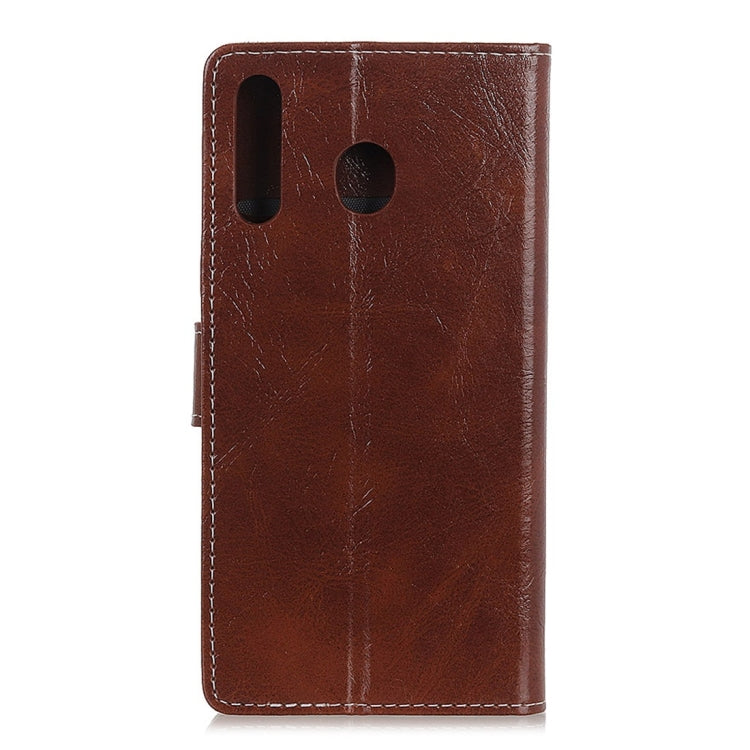 Retro Crazy Horse Texture Horizontal Flip Leather Case with Holder & Card Slots & Wallet & Photo Frame for LG W30