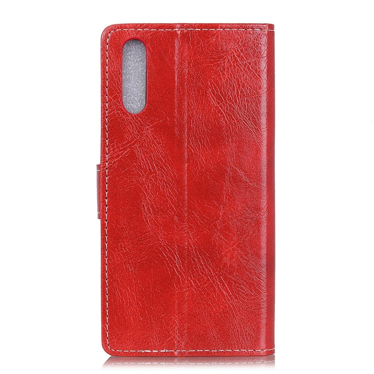 Retro Crazy Horse Texture Horizontal Flip Leather Case with Holder & Card Slots & Wallet & Photo Frame for ZTE Axon 10 Pro