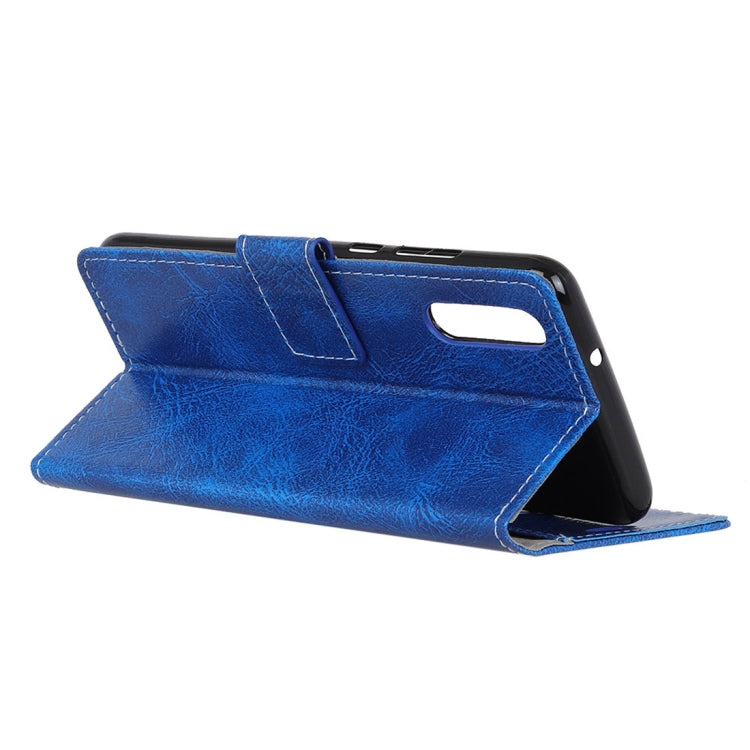 Retro Crazy Horse Texture Horizontal Flip Leather Case with Holder & Card Slots & Wallet & Photo Frame for ZTE Axon 10 Pro