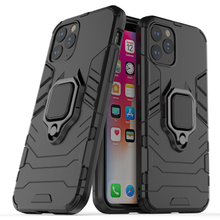 Panther PC + TPU Shockproof Protective Case with Magnetic Ring Holder for iPhone 11 Pro