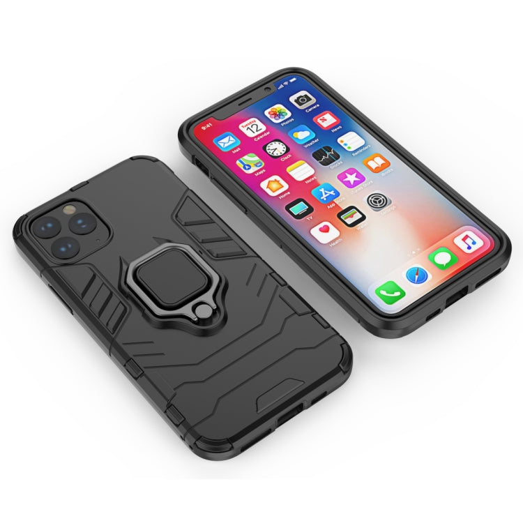 Panther PC + TPU Shockproof Protective Case with Magnetic Ring Holder for iPhone 11 Pro