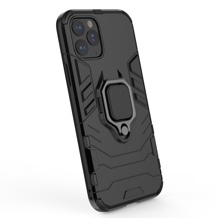 Panther PC + TPU Shockproof Protective Case with Magnetic Ring Holder for iPhone 11 Pro