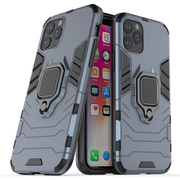 Panther PC + TPU Shockproof Protective Case with Magnetic Ring Holder for iPhone 11 Pro